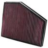 K&N Replacement Element Panel Filter to fit BMW 5-Series (E60/E61) 535d (from 2005 to 2010)