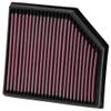 K&N Replacement Element Panel Filter to fit Volvo S60 2.4d OE filter 3063833 (from 2001 to 2010)