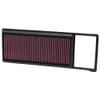 K&N Replacement Element Panel Filter to fit Citroen Nemo 1.3d (from 2011 to 2019)