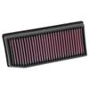 K&N Replacement Element Panel Filter to fit Renault Clio IV 0.9i (from 2012 to 2020)
