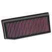 Replacement Element Panel Filter Renault Captur 1.5d (from 2013 to 2019)