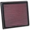K&N Replacement Element Panel Filter to fit Vauxhall Corsa E (Mk-4) 1.0i (from 2014 to 2020)