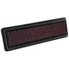 K&N Replacement Element Panel Filter to fit Hyundai i10 II 1.0i Filter 356mm x 109mm (from 2013 to 2016)