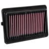 K&N Replacement Element Panel Filter to fit Suzuki Swift V (AZ) 1.0i (from 2017 onwards)