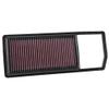 K&N Replacement Element Panel Filter to fit Fiat Panda III 1.3d euro6 (from 2016 to 2019)