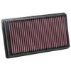 K&N Replacement Element Panel Filter to fit Peugeot Traveller 2.0 BlueHDi (from 2016 onwards)