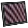 K&N Replacement Element Panel Filter to fit Jeep Compass II (MX) 1.4i (from 2017 onwards)