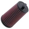 K&N Replacement Element Panel Filter to fit Mercedes C-Class (W203/C203/S203) 200 Kompressor M271 Eng. (from Jun 2002 to 2006)