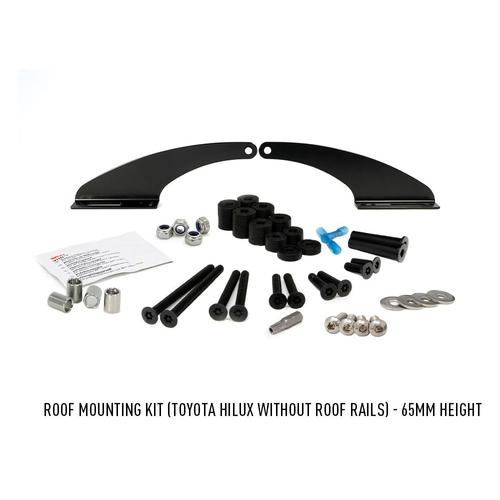 LED Lamps Roof Mounting Kit (without Roof Rails) Toyota Hilux