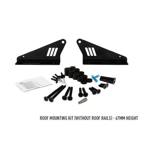 LED Lamps Roof Mounting Kit (without Roof Rails) Ford Ranger