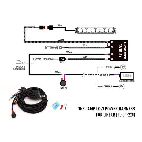LED Lamps Roof Mounting Kit (without Roof Rails) Ford Ranger