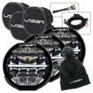 Lazer Sentinel 7" LED Lamps TRIPLE LAMP Bundle with Free Wiring Kit, Lazer Beanie and Covers