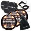 Lazer Sentinel Elite 7" LED Lamps with Position Lights TRIPLE LAMP Bundle with Free Wiring Kit, Lazer Beanie and Covers