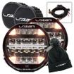 Lazer Sentinel Elite 9" LED Lamps with Position Lights TWIN LAMP Bundle with Free Wiring Kit, Lazer Beanie and Covers