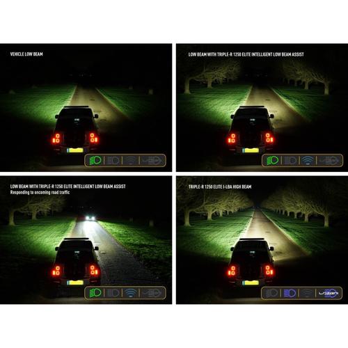 LED Lamps Bumper Beam Mounting Kit Ford Ranger Raptor (from 2018 onwards)
