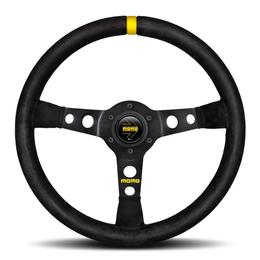 Momo MOD. 07 Track Steering Wheel - Black Suede 350mm