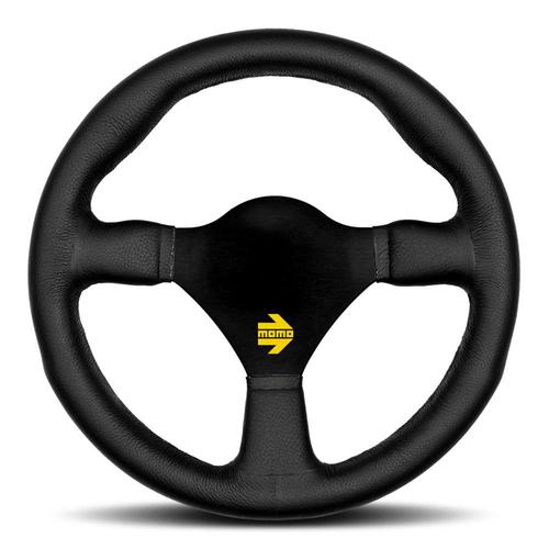 Momo MOD. 26 Track Steering Wheel - Black Leather 260mm