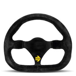 Momo MOD. 27 Track Steering Wheel - Black Suede 270mm