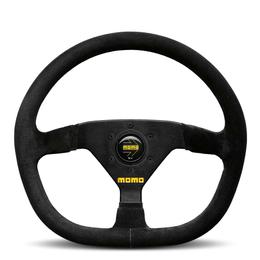Momo MOD. 88 Flat Bottom Track Steering Wheel - Black Suede 320mm