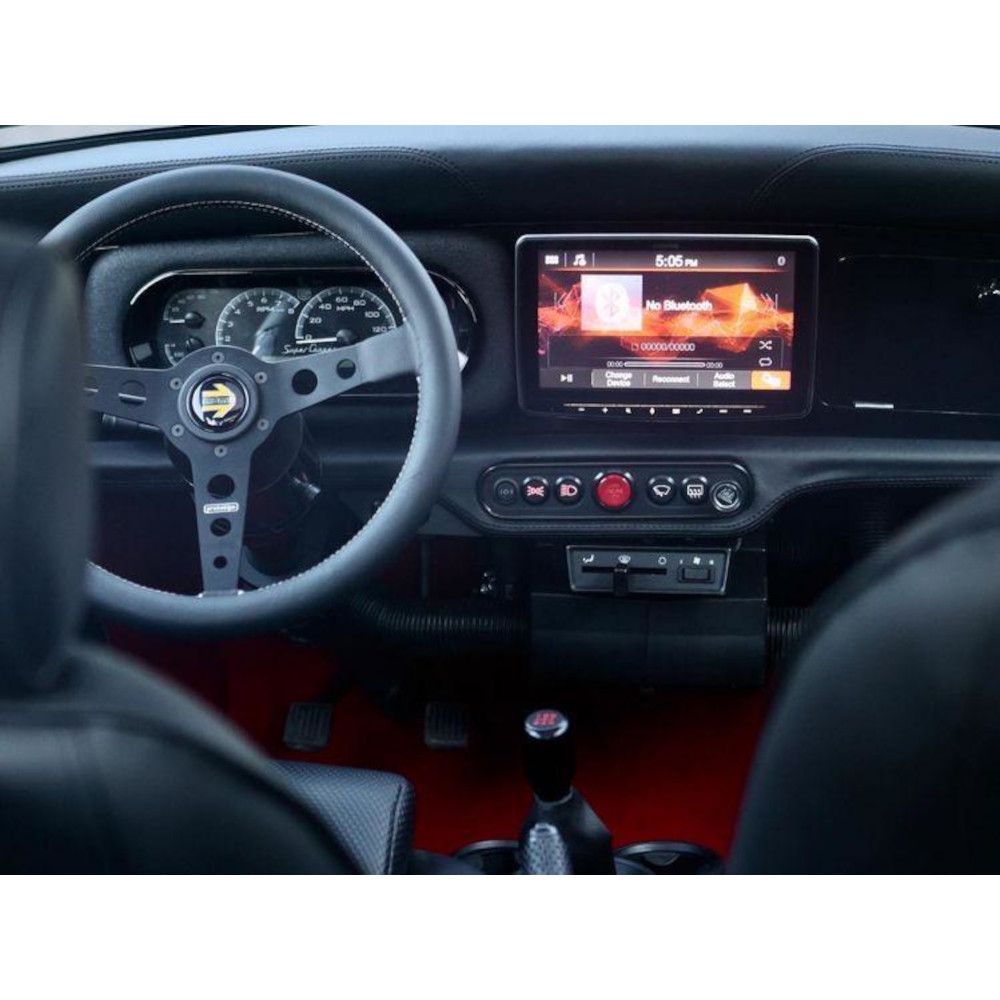 Momo Prototipo 350 Black Leather Steering Wheel & Hub Kit