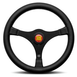 Momo 1968 Racing Heritage Black Leather Steering Wheel