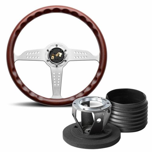 Grand Prix 350 Mahogany Steering Wheel & Hub Kit Mini (Classic)