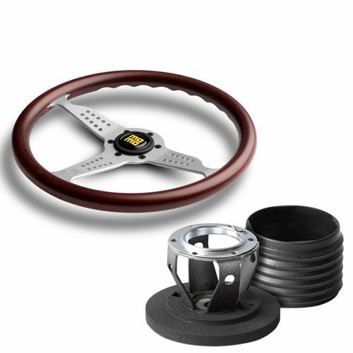 Grand Prix 350 Mahogany Steering Wheel & Hub Kit Mini (Classic)