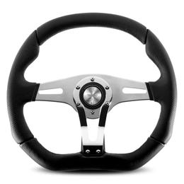 Momo Trek R Black Leather Steering Wheel
