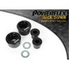 Powerflex Black Series Front Wishbone Rear Bushes, Alloy Outer Caster Offset to fit BMW Z1 (from 1988 to 1991)