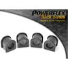 Powerflex Black Series Rear Anti Roll Bar Mounts to fit Ford Sierra Sapphire Cosworth 2WD (from 1988 to 1989)