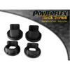 Powerflex Black Series Rear Subframe Rear Mounting Inserts to fit BMW 520 to 530 (from 1996 to 2004)