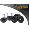 Powerflex Black Series Rear Diff Rear Mounting Bushes to fit Skoda Superb (from 2009 to 2010)