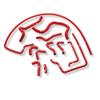 Samco Ancillary Coolant Hose Kit Subaru Forester SF5 Turbo