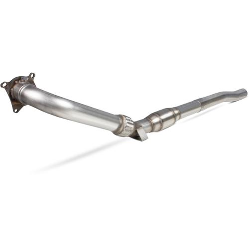 Downpipe with high flow sports catalyst Audi TT Mk2 2.0 TFSi (from 2006 to 2014)