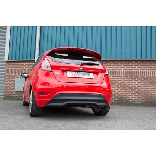 Resonated cat-back system Ford Fiesta Ecoboost 1.0T 100,125 & 140 PS (from 2013 to 2017)