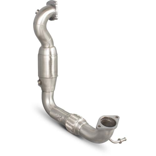 Downpipe with high flow sports catalyst Ford Fiesta Ecoboost 1.0T 100,125 & 140 PS (from 2013 to 2017)