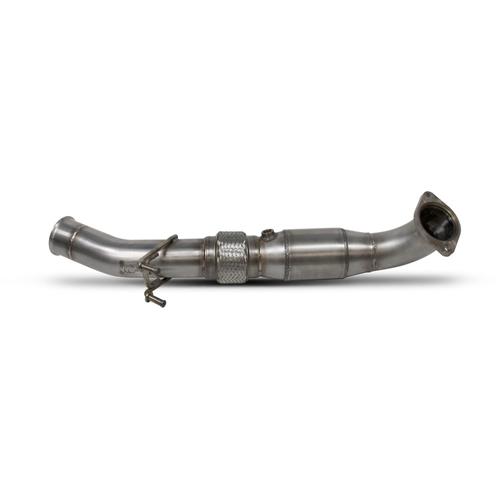 Downpipe with a high flow sports catalyst  Ford Focus MK3 RS (Non-GPF Models) (from 2016 to 2019)