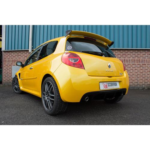 Resonated cat-back system  Renault Clio MK3 197 Sport 2.0 16v (from 2006 to 2009)