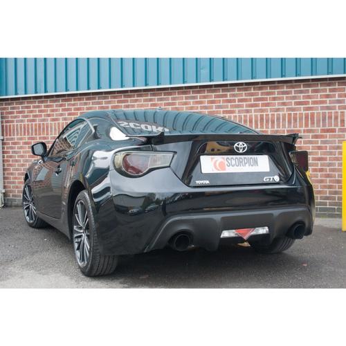 Resonated secondary cat-back system Toyota GT86 (Non-GPF Models) (from 2012 to 2021)