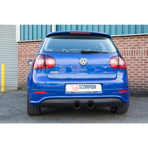Resonated cat-back system  Volkswagen Golf MK5 R32 (from 2005 to 2008)