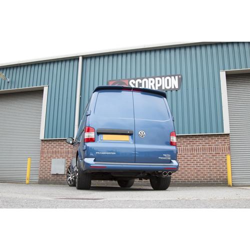 Resonated cat/DPF-back system Volkswagen Transporter T6 2.0 BiTDi SWB/LWD 2WD (from 2015 onwards)