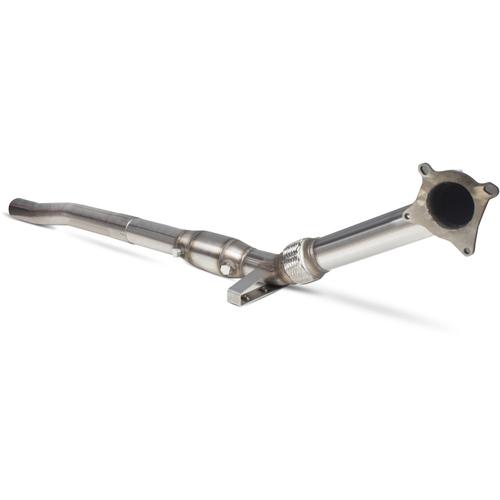 Downpipe with high flow sports catalyst Volkswagen Golf Mk6 R 2.0 Tsi (from 2009 to 2013)