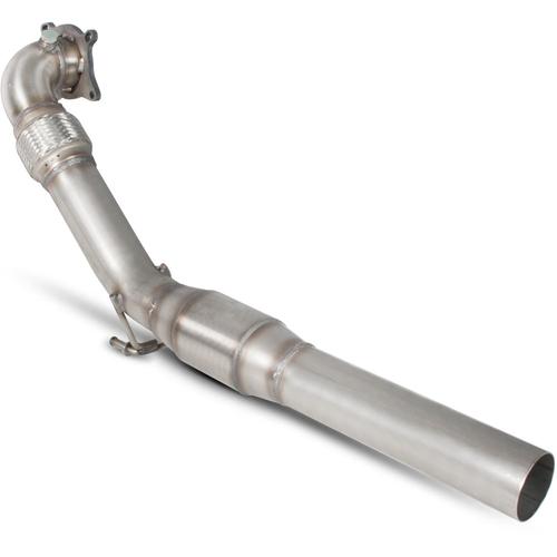 Downpipe with high flow sports catalyst Volkswagen Scirocco R (from 2009 to 2017)