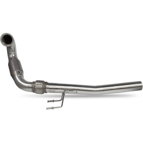 Downpipe with high flow sports catalyst Volkswagen Polo GTI 1.8T 6C (from 2015 to 2017)