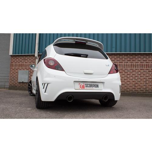 Resonated cat-back system Vauxhall Corsa D VXR/Nurburgring (from 2007 to 2013)