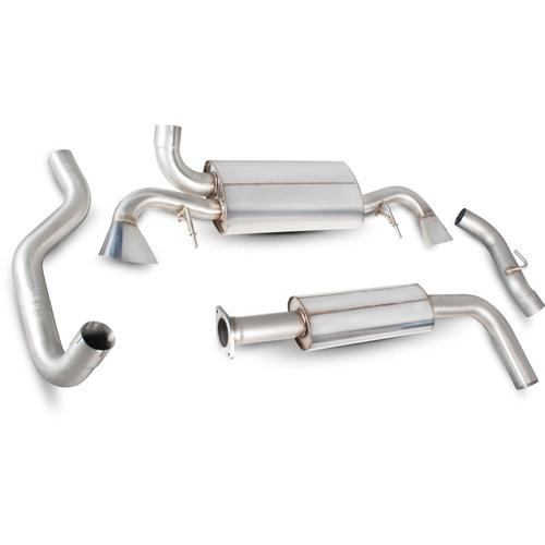 Resonated secondary cat-back system Vauxhall Astra J VXR (Non-GPF Models) (from 2012 to 2015)