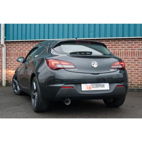 Non-resonated secondary cat-back system  Vauxhall Astra GTC 1.6 Turbo (from 2009 to 2015)