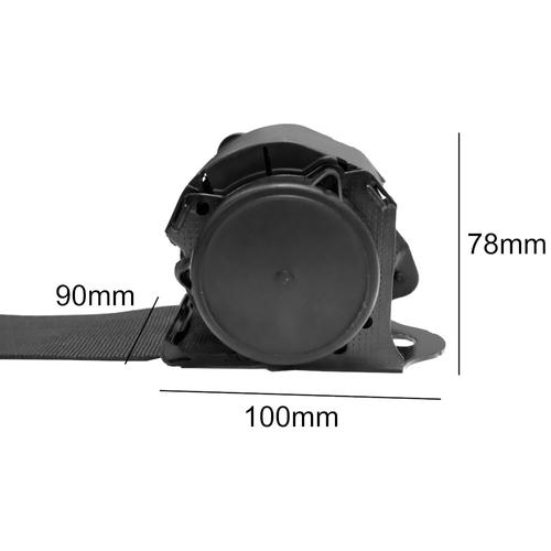 Fully Automatic Inertia Seatbelts Seat Marbella (from 1988 to 1991)