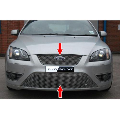 Front Grille Set With Full Lower Ford Focus ST (from 2005 to 2007)