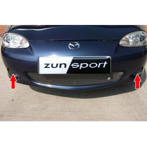 Fog Lamp Grille 2 Piece Set Mazda MX-5 Mk2.5 (from 2001 to 2005)